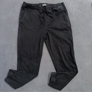 RSQ Black Joggers